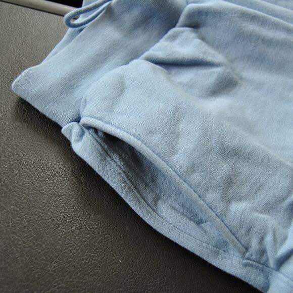 Champion Reverse Weave Small Light Blue and Pink Sweat Shorts - Picture 4 of 7